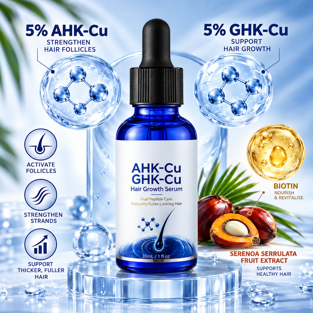A - H - K/ G - H - K Copper Hair Serum
